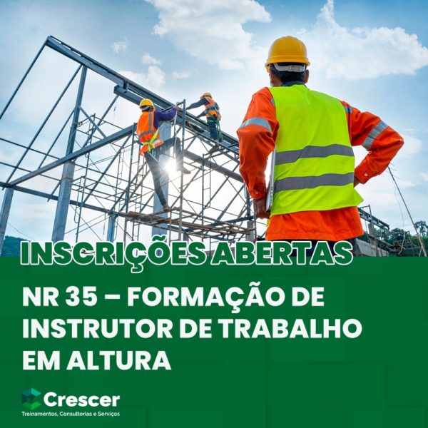 NR 35 – Formação de Instrutor de Trabalho em Altura | 40h