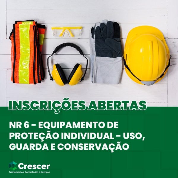 NR 6 - EQUIPAMENTO DE PROTEÇÃO INDIVIDUAL - USO, GUARDA E CONSERVAÇÃO