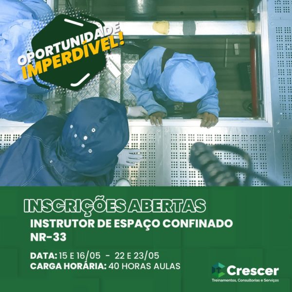 INSTRUTOR/SUPERVISOR DE ESPAÇO CONFINADO