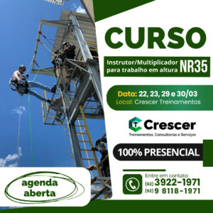 Curso Instrutor/Multiplicador para trabalho em altura NR35